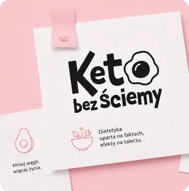 Keto bez ściemy — projekt graficzny