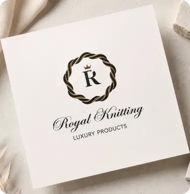 Royal Knitting — projekt graficzny