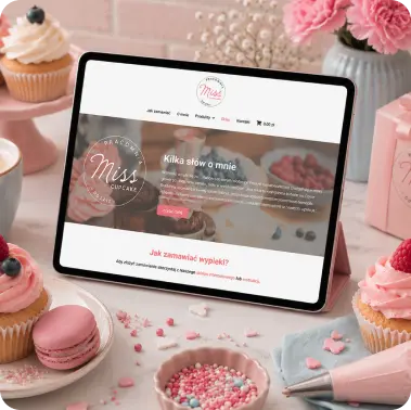Miss Cup Cake — realizacja sklepu internetowego