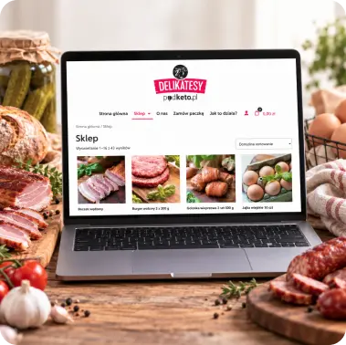 Podketo — delikatesy — realizacja sklepu internetowego