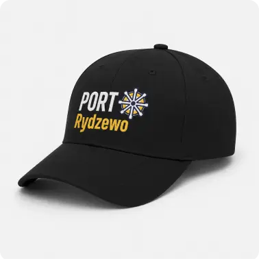 Czapki z haftem — realizacja odzieży reklamowej