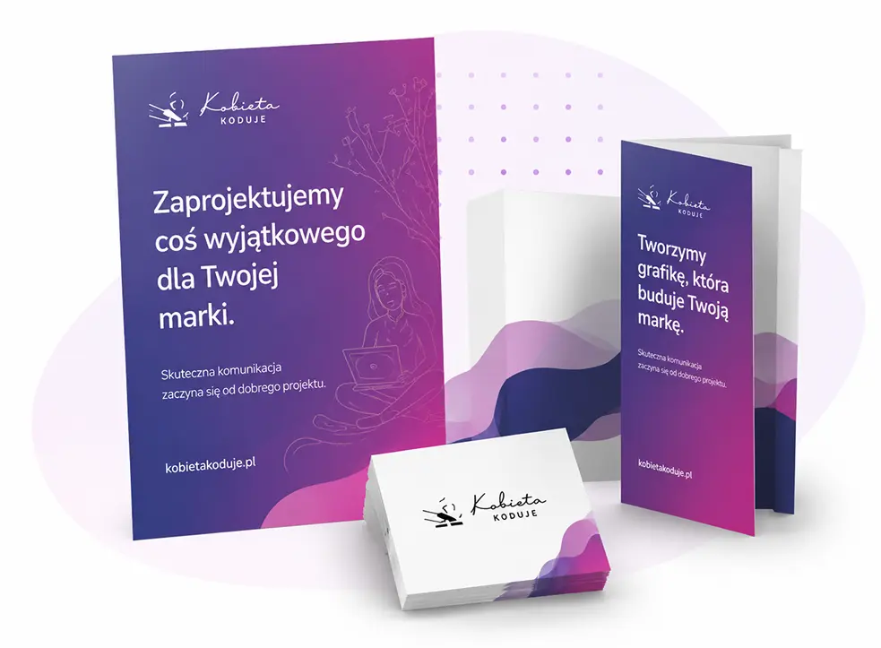 Materiały tradycyjnej reklamy dla firmy